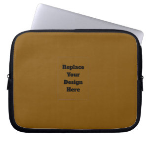 Create Your Own Brown Laptop Sleeve