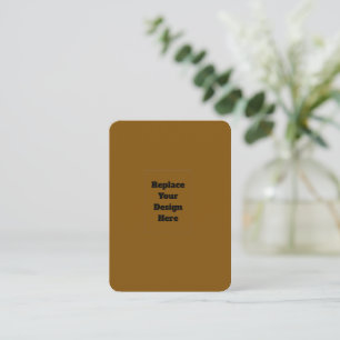 Create Your Own Brown Loyalty Card