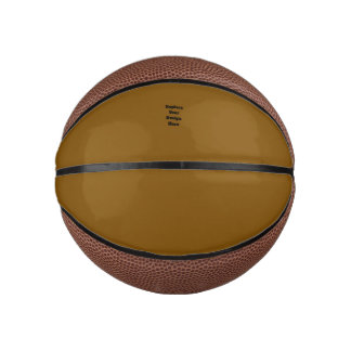 Create Your Own Brown Mini Basketball