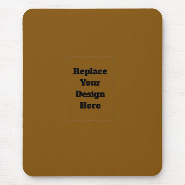 Create Your Own Brown Mouse Pad (Front)