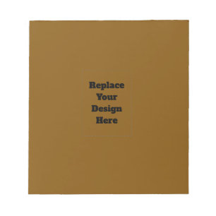 Create Your Own Brown Notepad