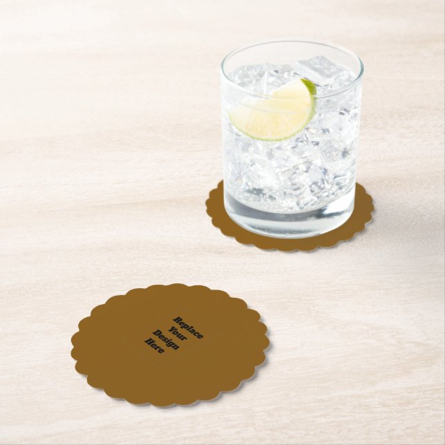 Create Your Own Brown Paper Coaster (Insitu)