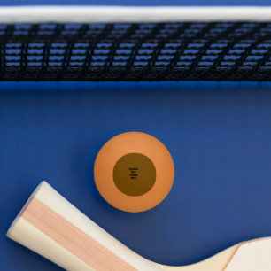 Create Your Own Brown Ping Pong Ball