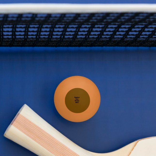 Create Your Own Brown Ping Pong Ball (Table)