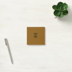 Create Your Own Brown Post-it Notes