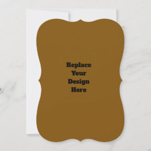 Create Your Own Brown Thank You Card