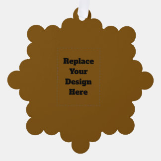 Create Your Own Brown Tree Decoration Card