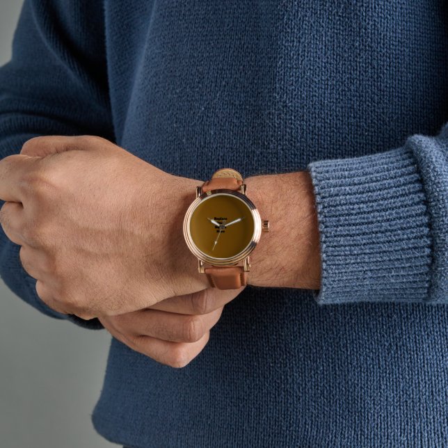 Create Your Own Brown Watch (Wrist)