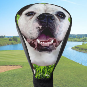 Create Your Own Bulldog Photo Personalized  Golf Head Cover