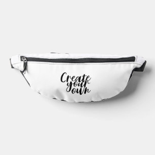 Create your own bum bags