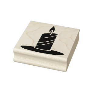 Create Your Own Burning Spiral Candle Rubber Stamp