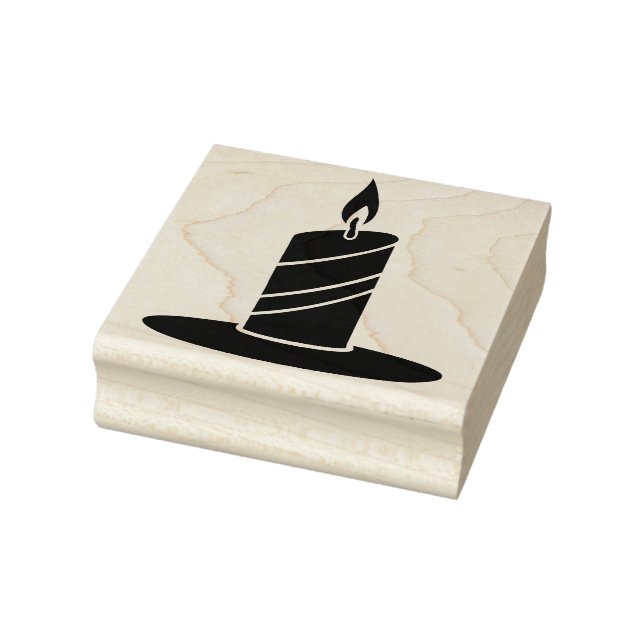 Create Your Own Burning Spiral Candle Rubber Stamp (Stamp)