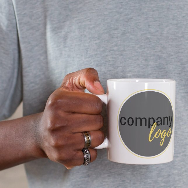 CREATE YOUR OWN BUSINESS BRANDED PROFESSIONAL LOGO COFFEE MUG (Creator Uploaded)