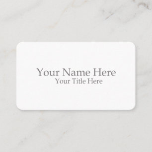 Create Your Own Business Card