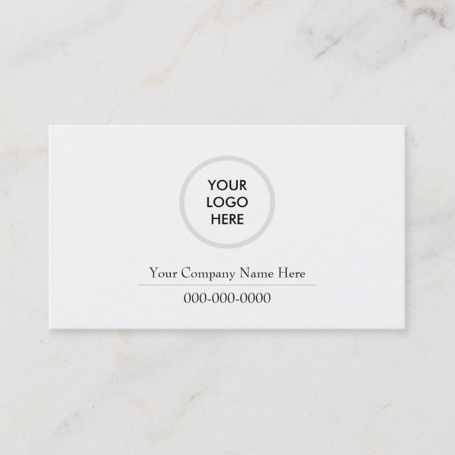 Create Your Own Business Card (Front)