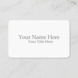 Create Your Own Business Card
