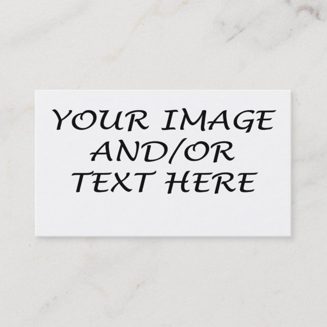 Create Your Own Business Card Horizontal (Front)