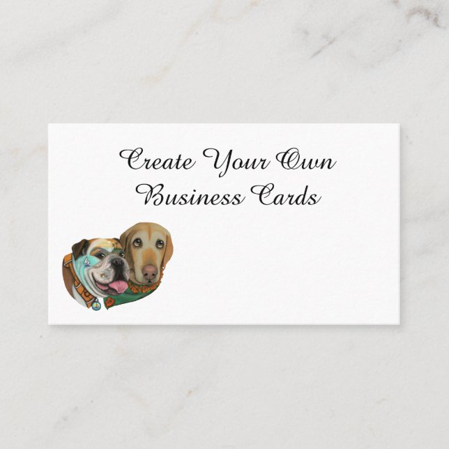 Create Your Own Business Cards (Front)