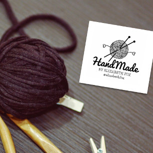 Create Your Own Business Crochet Handmade Rubber Stamp