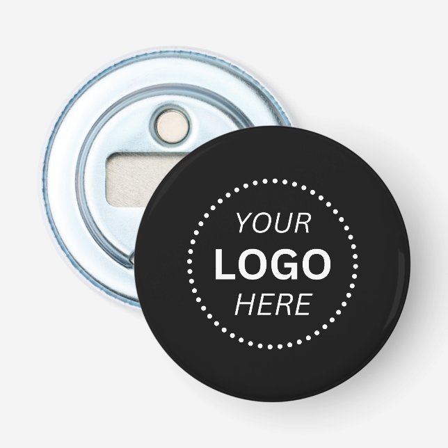 Create Your Own Business Logo 2.25" Round  Bottle Opener (Front)