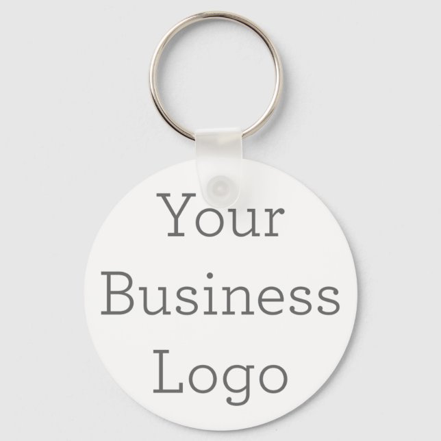 Metal Circle Keychain, 5.08 cm (Front)