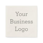 Create Your Own Business Logo Paper Napkin