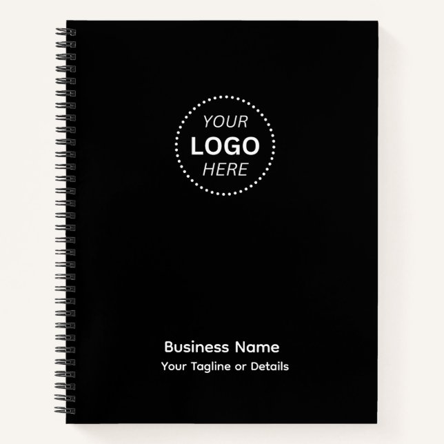 Create Your Own Business Name Logo Or Details Notebook (Front)