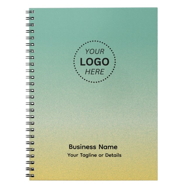 Create Your Own Business Name Logo Or Details Notebook (Front)