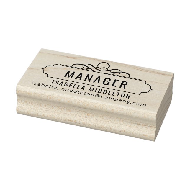 Create Your Own - Business Professional Design Rubber Stamp (Stamp)