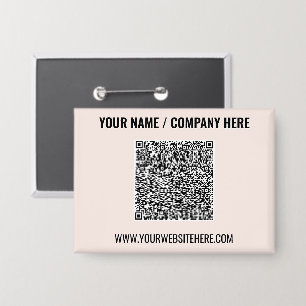 Create Your Own Business QR Code Buttons Template