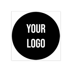 Create Your Own Business Round Professional Logo R Rubber Stamp