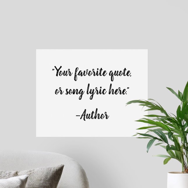 Create Your Own Calligraphy Quote Poster (Creator Uploaded)