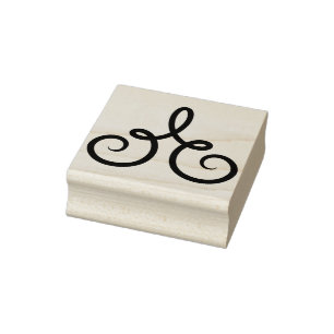 Create Your Own Calligraphy Triangle Ornament Rubber Stamp