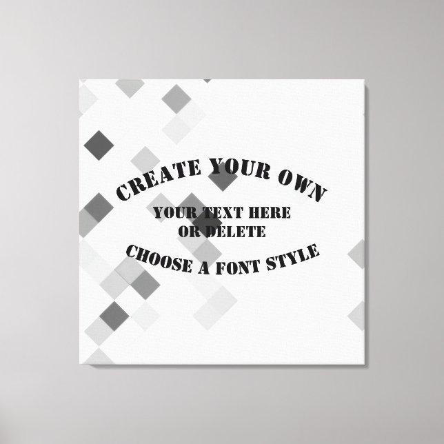 Create Your Own Canvas Print (Front)