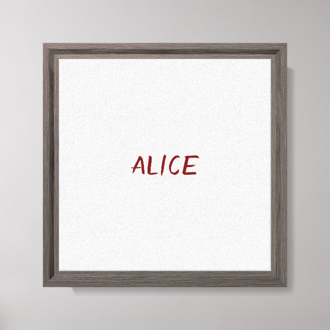 Create Your Own Canvas Print with Brown Frame (Front)