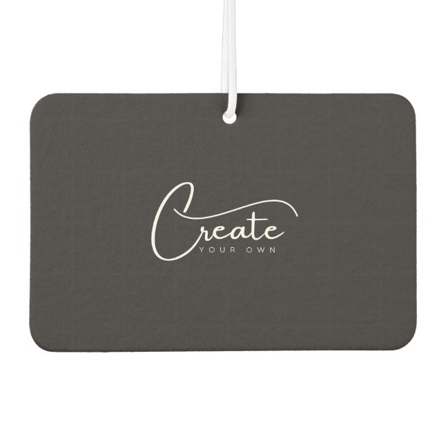 Create Your Own Car Air Freshener (Front)