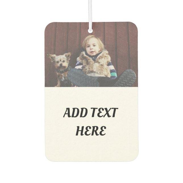 Create Your Own  Car Air Freshener (Front)