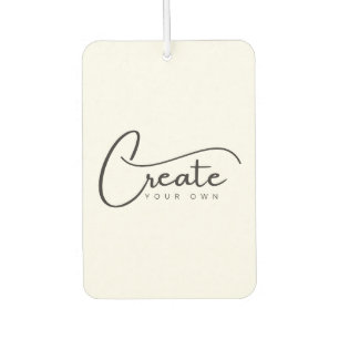 Create Your Own Car Air Freshener