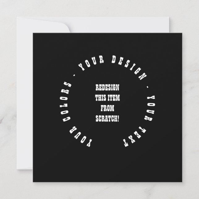 Create Your Own Card (Front)
