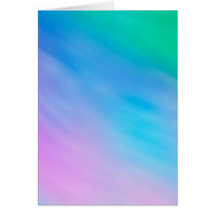 Create Your Own Card with Soft Rainbow Sky Artwork