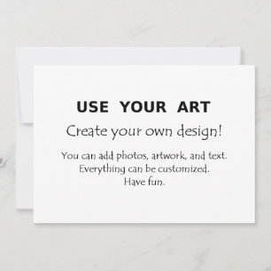 Create your own cards use your art designs