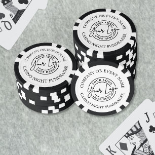 Create Your Own Casino Night Logo Poker Chips
