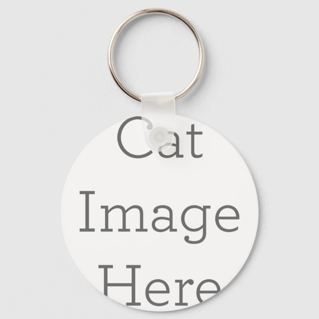 Metal Circle Keychain, 5.08 cm (Front)