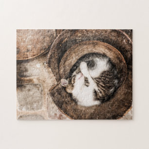 Create Your Own - Cat Nap Jigsaw Puzzle