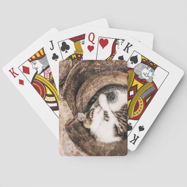 Create Your Own - Cat Nap Playing Cards (Back)