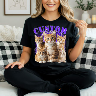 create your own cat or any pets 90s bootleg  Tri-Blend shirt