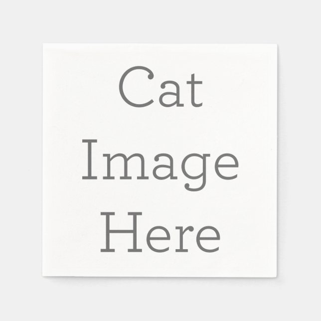 Paper Napkins, Standard Cocktail (Front)