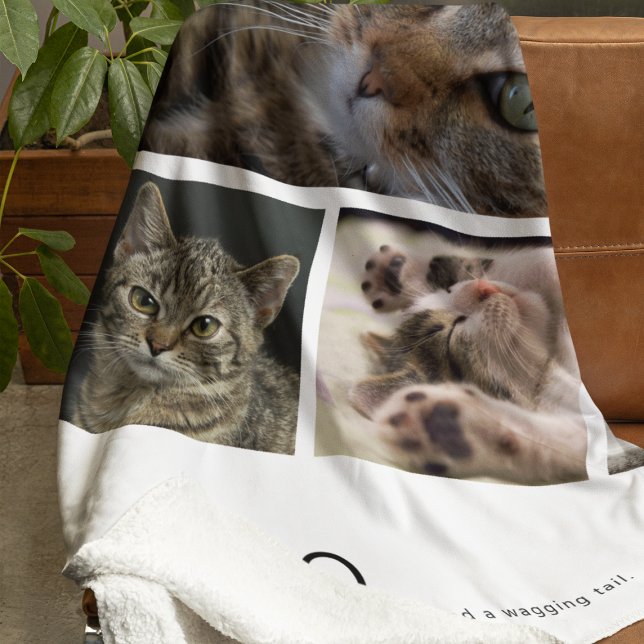 Create Your Own Cat Photo Fleece Blanket (Creator Uploaded)
