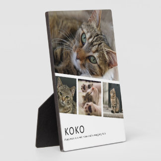 Create Your Own Cat Photo Plaque