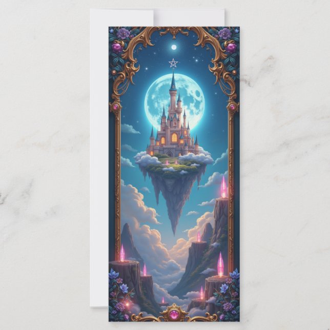 Create Your Own Celestial Castle Bookmark Card (Front)